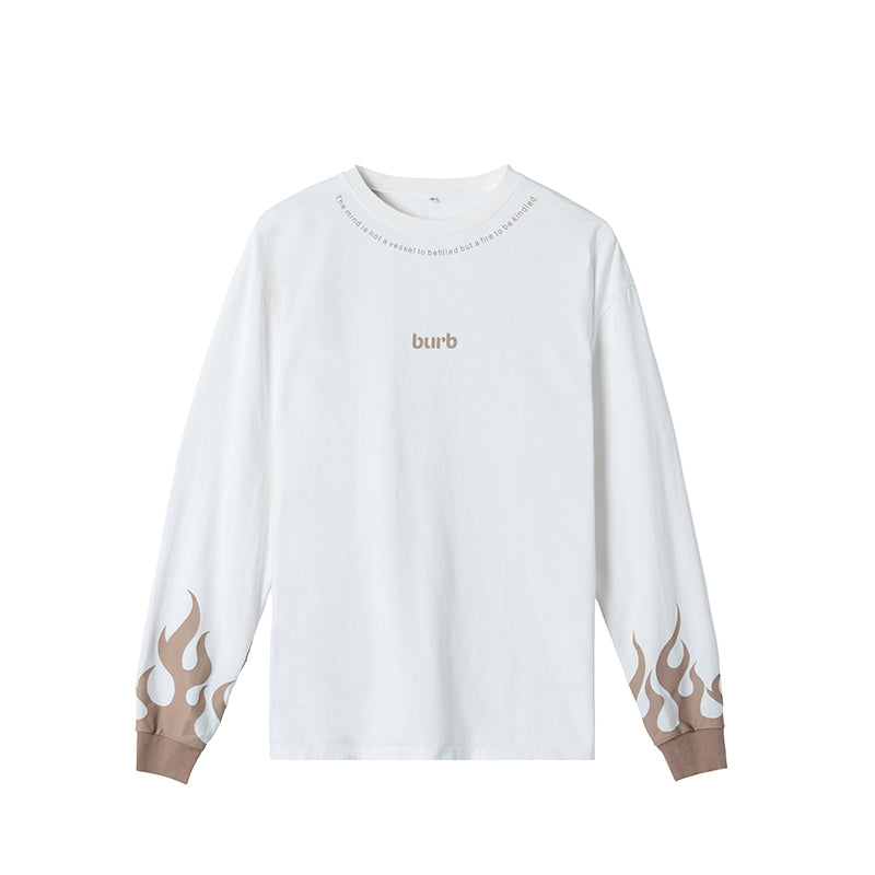 Only Fire Long Sleeve - White